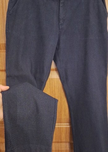 Erkek Lacivert Denim Pantolon - Görsel 4