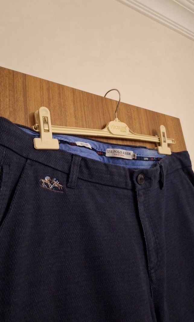 Erkek Lacivert Denim Pantolon - Görsel 2