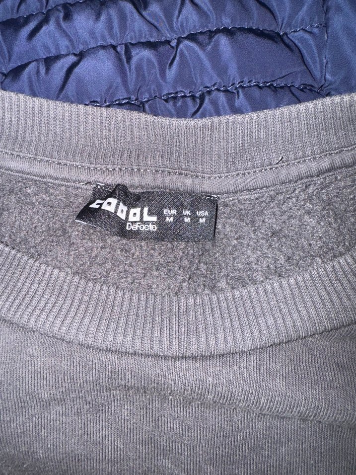 Siyah Baskılı Oversize Sweatshirt - Görsel 3