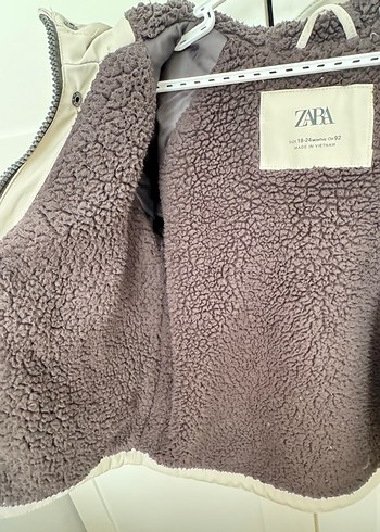 Bej Erkek Çocuk Düğmeli Yağmurluk - Görsel 4