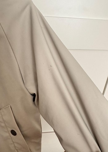 Bej Erkek Çocuk Düğmeli Yağmurluk - Görsel 5