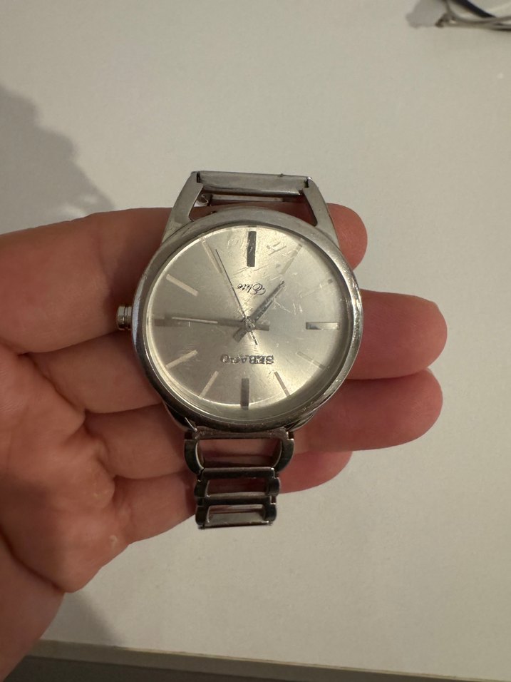 Gri Metal Kordonlu Minimalist Kadın Saati - Görsel 2