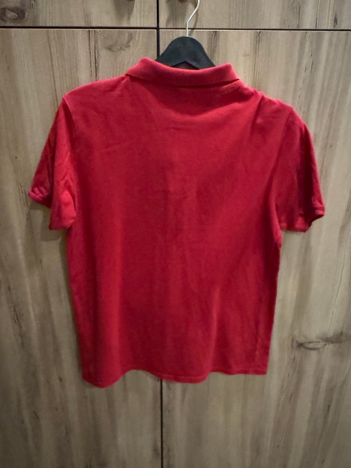 Kırmızı Erkek Polo Tişört - Görsel 3