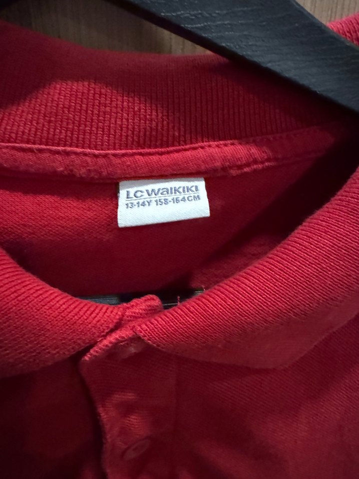 Kırmızı Erkek Polo Tişört - Görsel 2