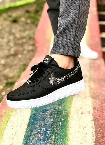 37 Beden siyah Renk Siyah Airforce Spor