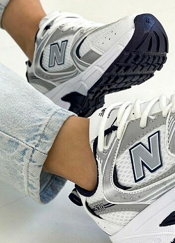 39 Beden beyaz Renk New Balance 530 Unisex Spor