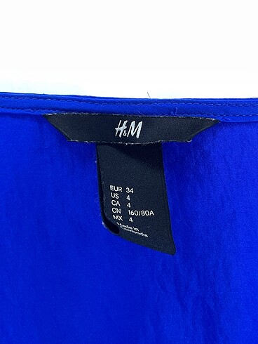 34 Beden lacivert Renk H&M Bluz %70 İndirimli.