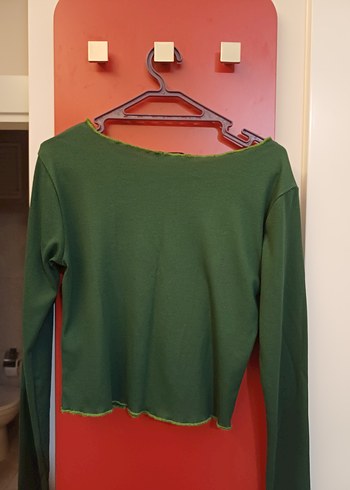 Lcw Waikiki Yeşil Yılbaşı Crop - Görsel 3