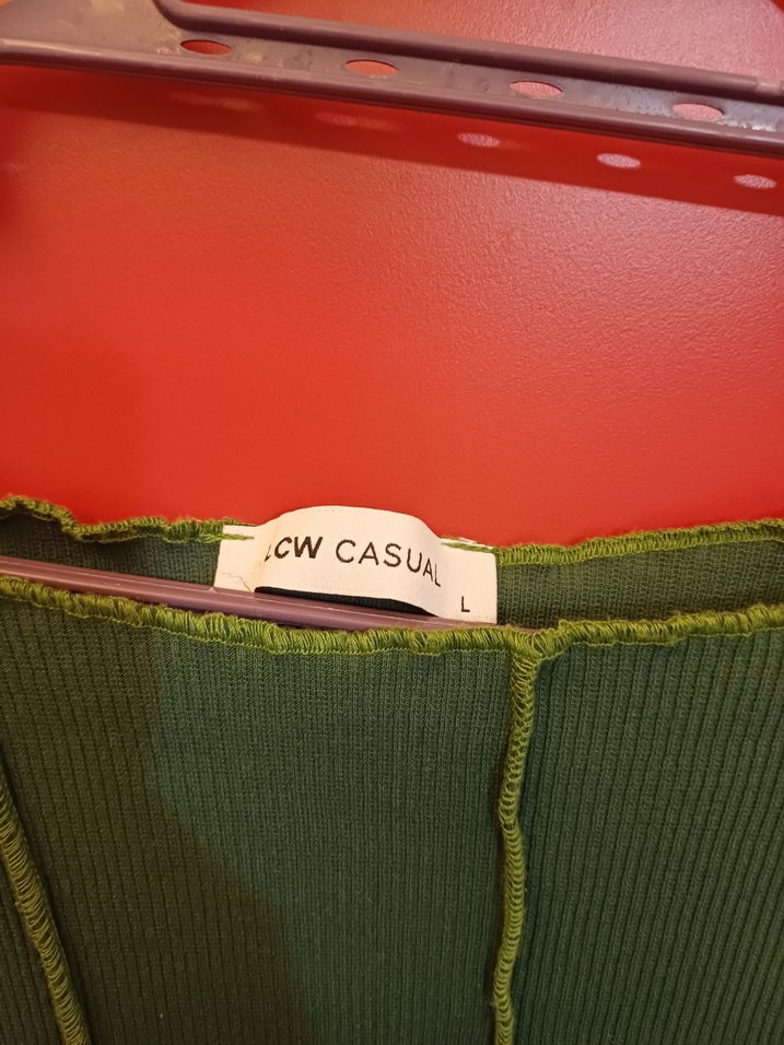 Lcw Waikiki Yeşil Yılbaşı Crop - Görsel 2