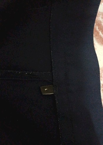 Kadın Lacivert Fermuarlı Rahat Pantolon Trendyol - Görsel 2