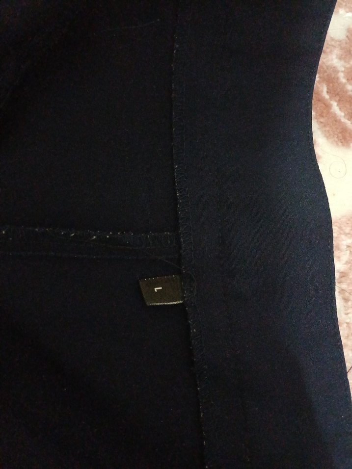 Kadın Lacivert Fermuarlı Rahat Pantolon Trendyol - Görsel 2