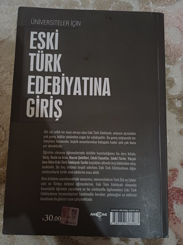 Üniversiteler İçin Eski Türk Edebiyatına Giriş Kitabı - Görsel 2