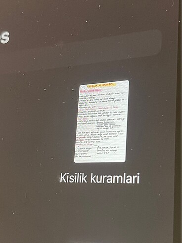 Tüm Kişilik Kuramcıları Notlarım