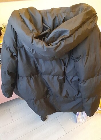 s Beden siyah Renk Oversize mont
