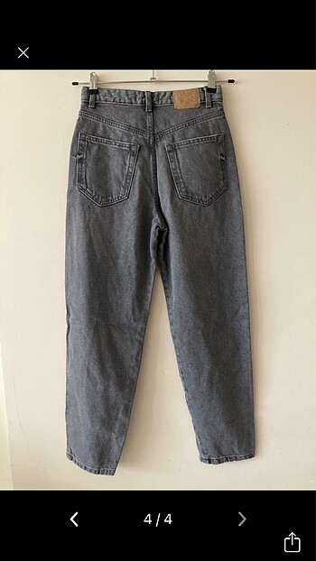 xs Beden gri Renk PULL&BEAR jean