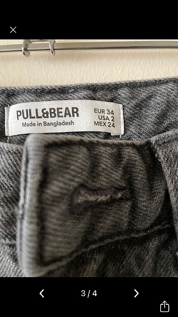 xs Beden PULL&BEAR jean