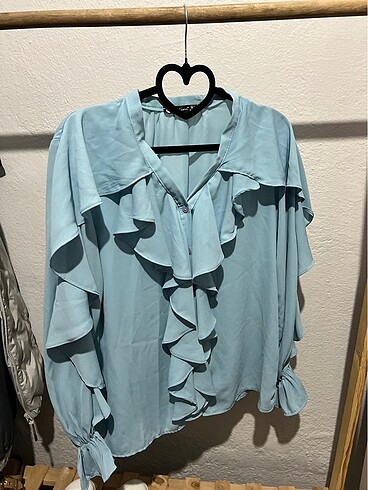 BSL FASHION Fırfırlı gömlek