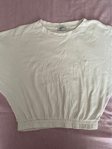 Beyaz Oversize Bluz