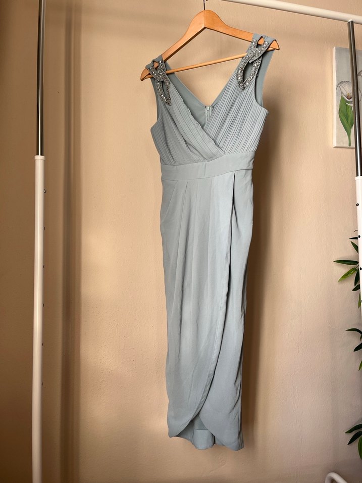 TFNC - Dora Kokteyl Midi Elbise - Görsel 2