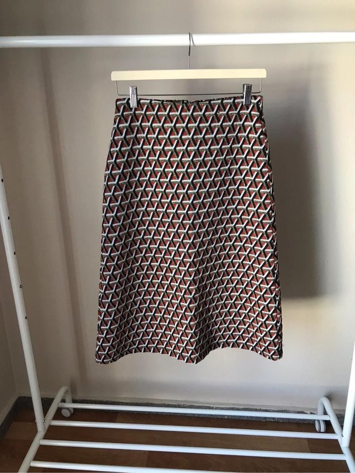 FUSİON Desenli Etek - Görsel 5