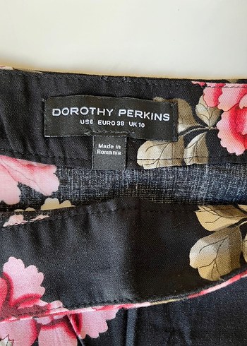 Çiçek Desenli Volanlı Mini Etek - Görsel 8