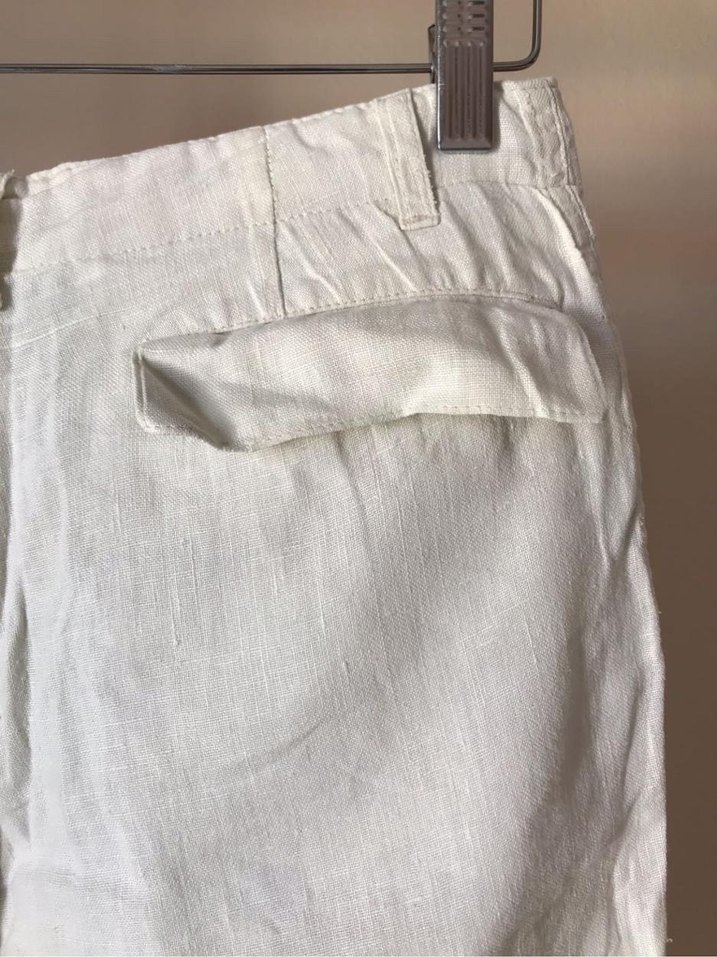 OS Bej Keten Kadın Pantolon - Görsel 5