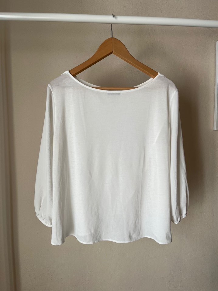ZARA Ekru Bluz - Görsel 3