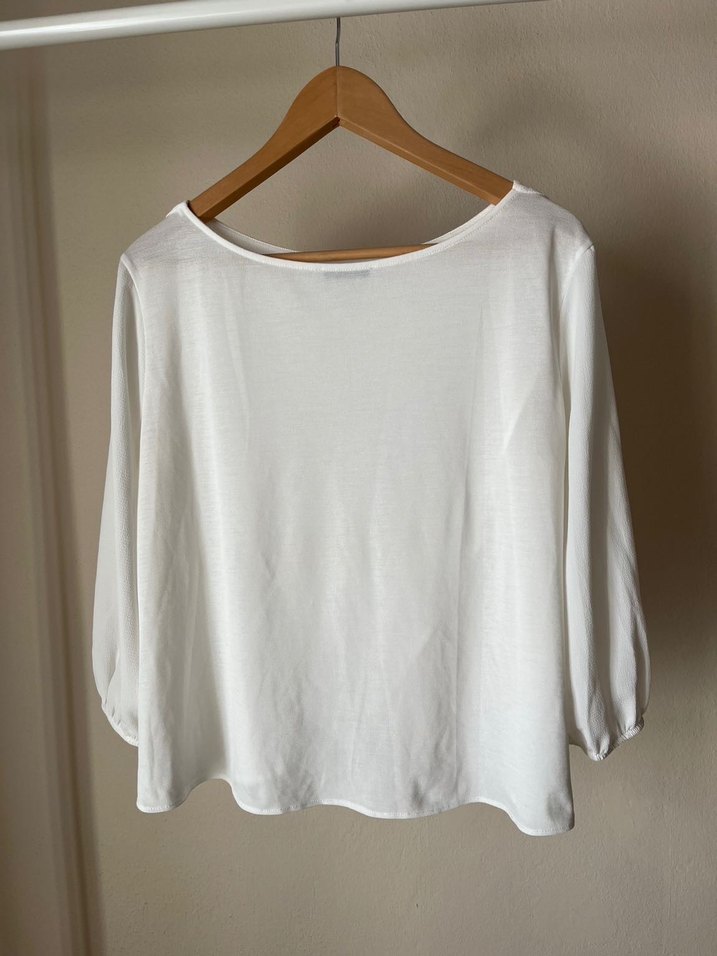 ZARA Ekru Bluz - Görsel 5