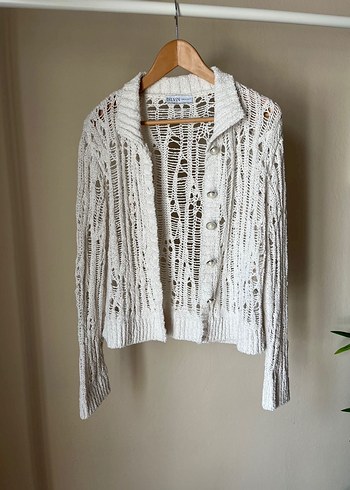 Dilvin Bohem Tarz Örgü Hırka - Görsel 6