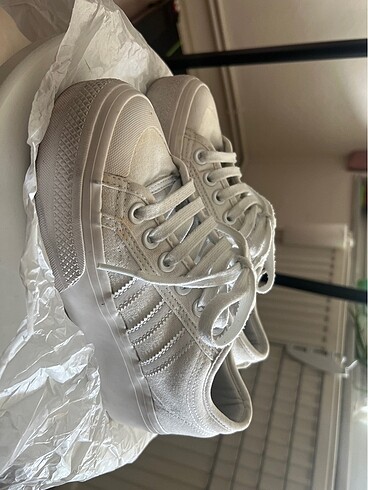 37 Beden Orjinal Adidas Nizza platform ayakkabı