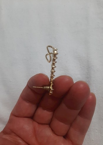 Bej Zincir Detaylı Bohem Kadın Takı Seti - Görsel 7