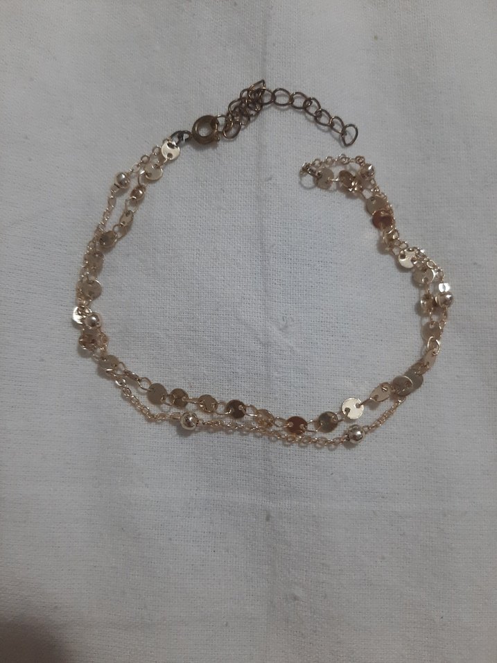 Bej Zincir Detaylı Bohem Kadın Takı Seti - Görsel 3