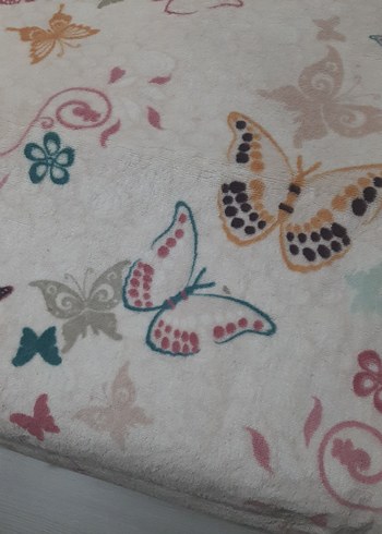 Çok Renkli Kelebek Desenli Kilim - Görsel 4