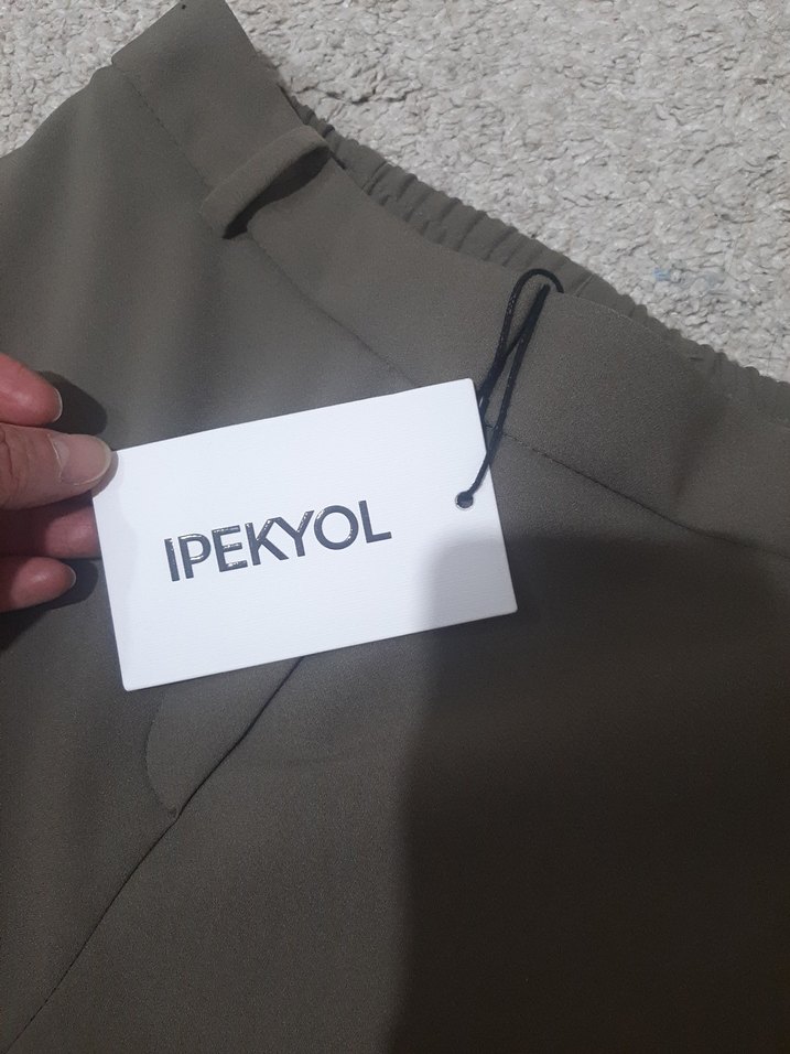 İpekyol Orjinal Kadın Dar Kesim Kumaş Pantolon - Görsel 3