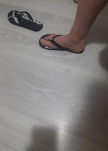 Orjinal Puma Siyah Kadın Spor Terlik Parmak Arası No 37 - Görsel 5