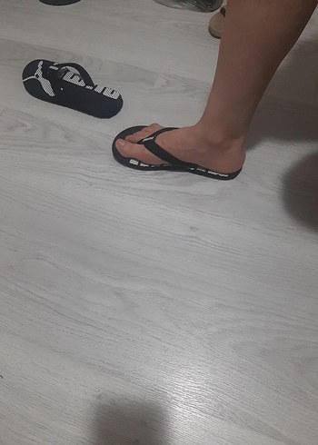 Orjinal Puma Siyah Kadın Spor Terlik Parmak Arası No 37 - Görsel 4