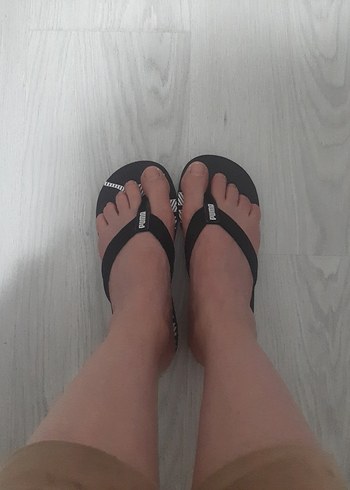 Orjinal Puma Siyah Kadın Spor Terlik Parmak Arası No 37 - Görsel 2