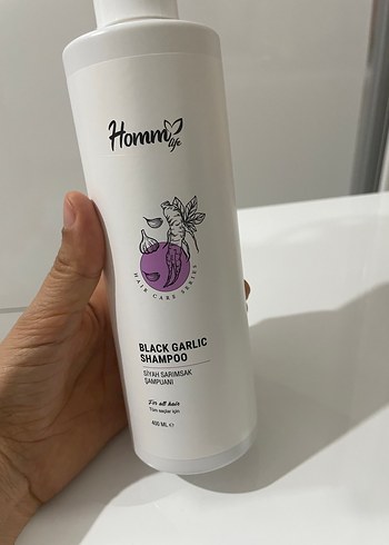 Homn Siyah Sarımsak Şampuanı 400 ml