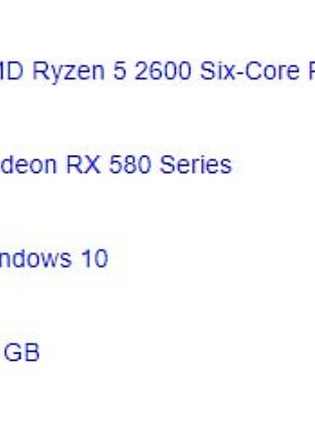 AMD OYUN PC RYZEN 5 2600 RX580 4 GB 256 GB SSD 500 GB HDD 600W - Görsel 3