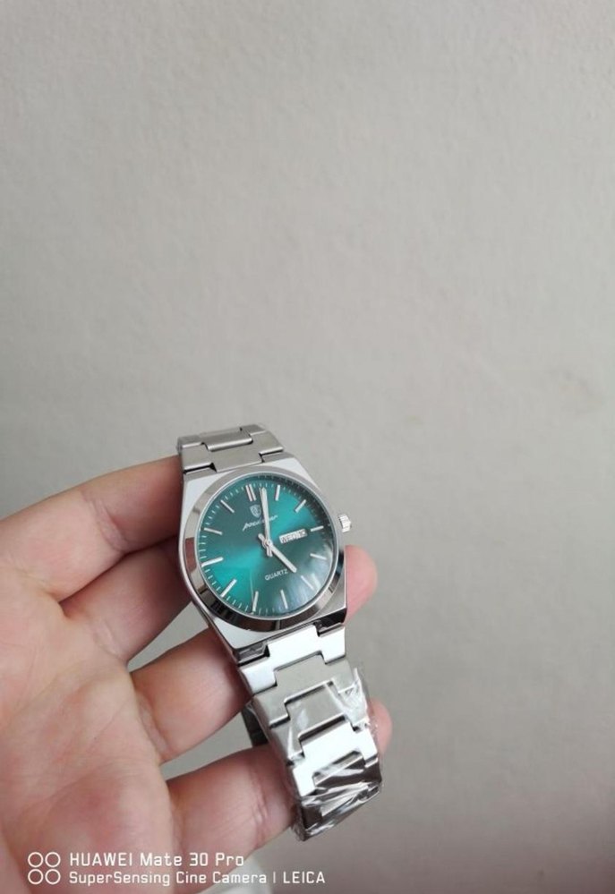 Erkek Turkuaz Klasik Saat - Görsel 2