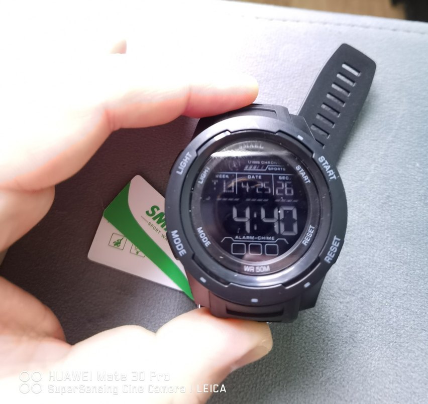 Siyah Dijital Biker Erkek Saati - Görsel 2