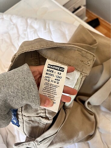 32 Beden Kot pantolon