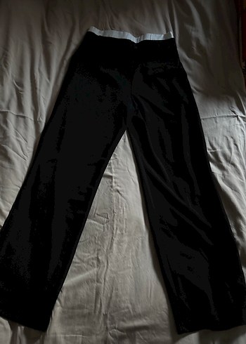 Siyah Salaş Kumas Pantolon - Görsel 2