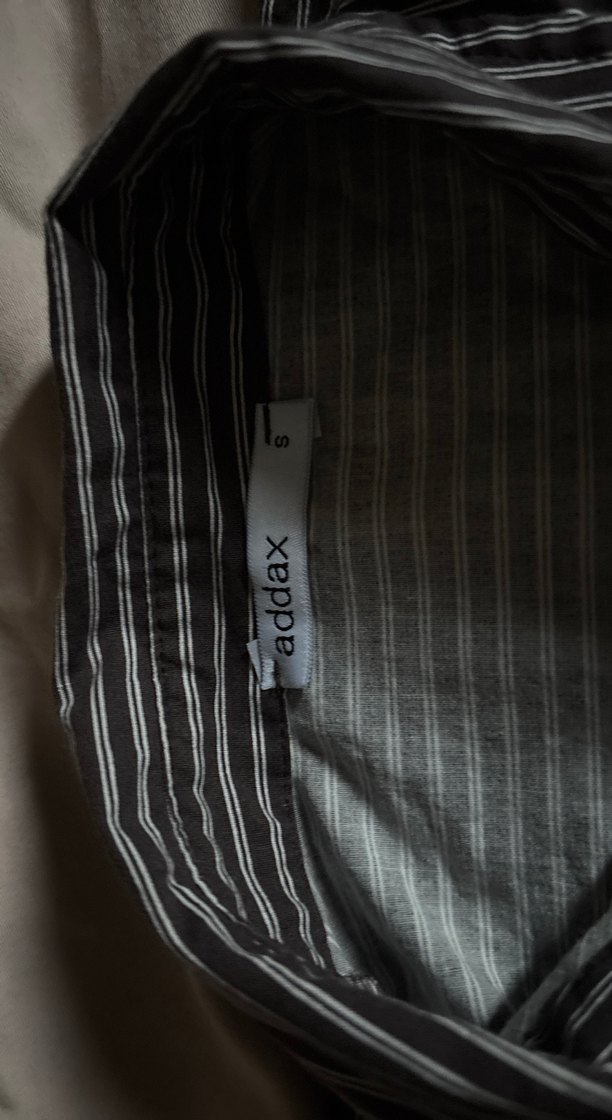 Kadin Bordo Beyaz Çizgili Gomlek - Görsel 2