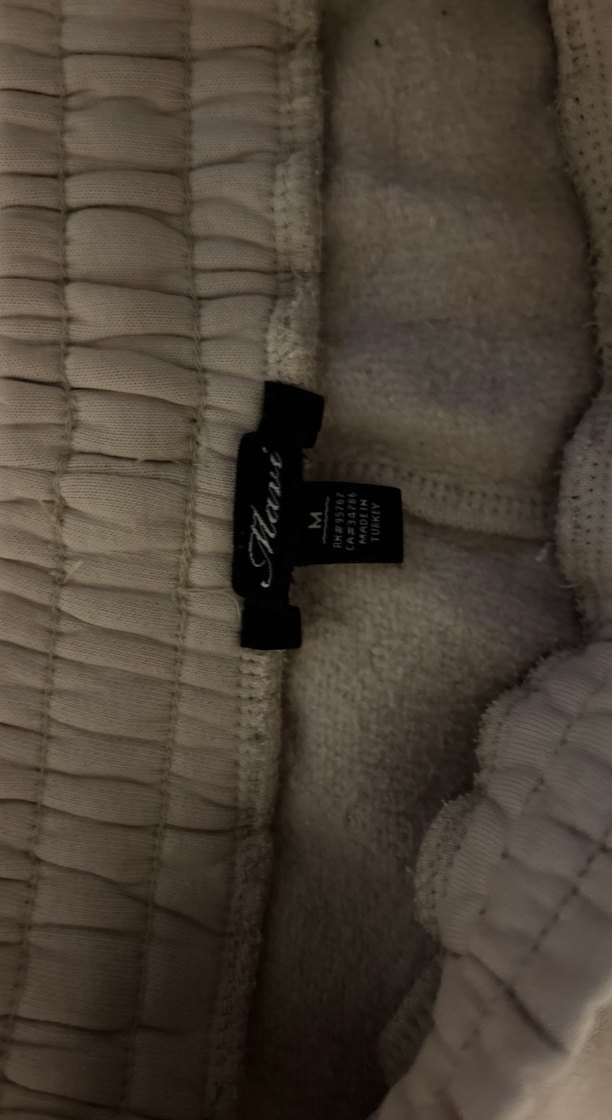 Bej Rahat Kesim Kadın Eşofman Altı - Görsel 2