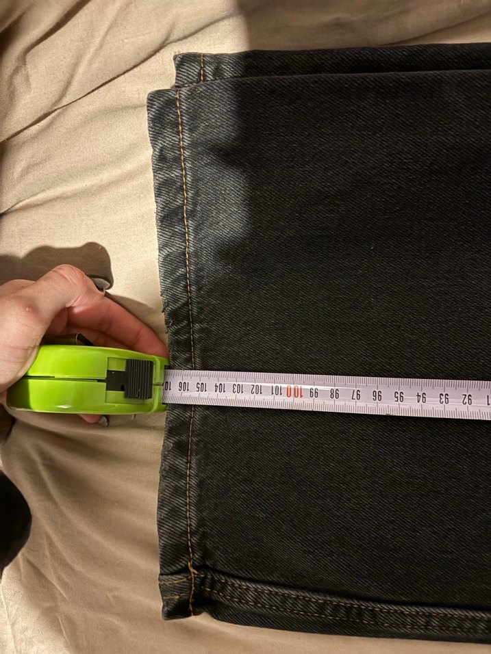 Eskitilmi Siyah Denim Kadın Kot Pantolon - Görsel 2