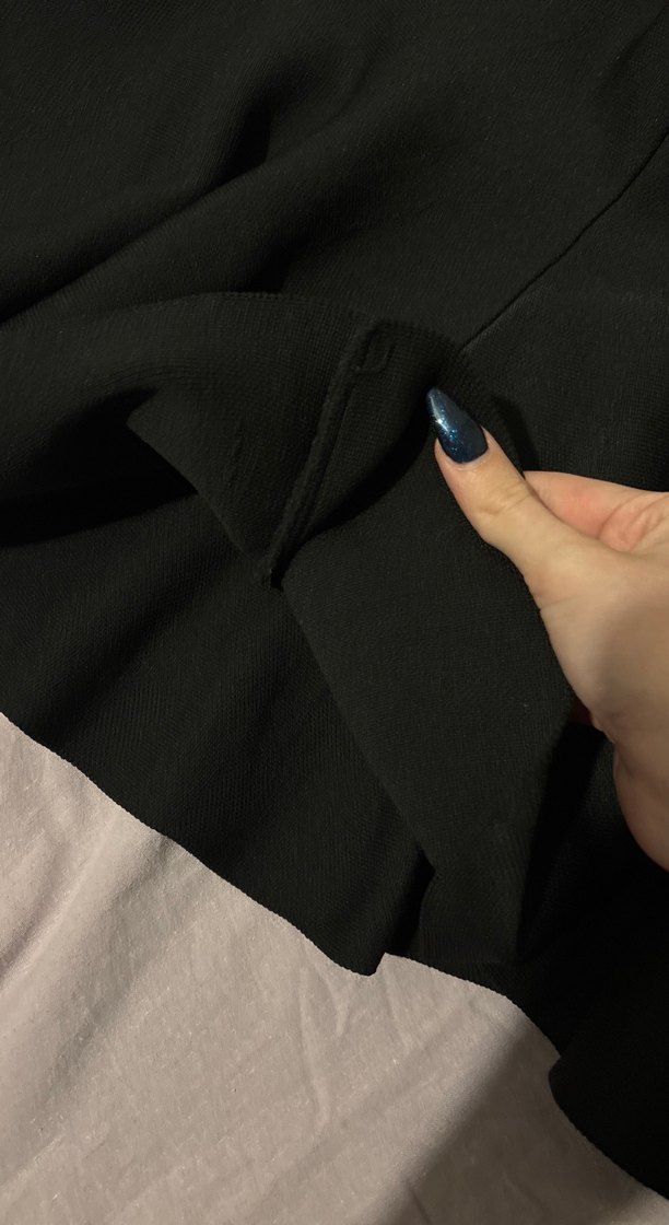 Siyah Pilili Mini Etek - Görsel 3