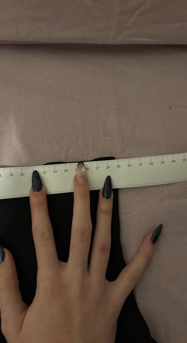 Siyah Pilili Mini Etek - Görsel 5