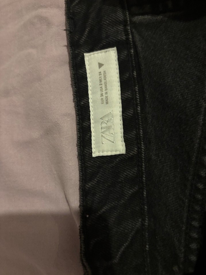 Soluk siyah/ Antrasit düşük bel pantolon - Görsel 2