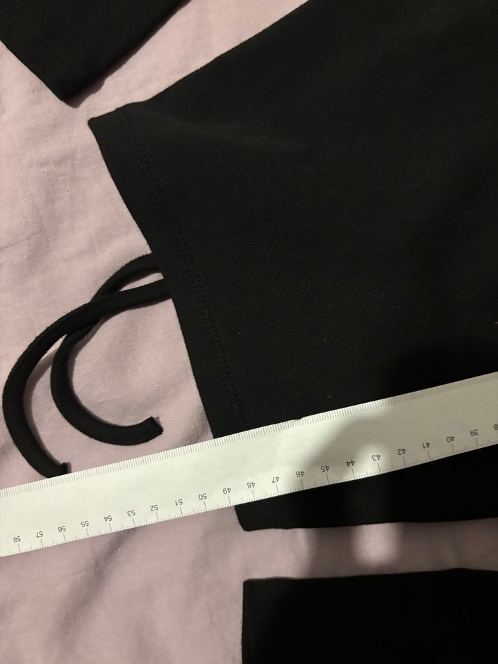 Siyah Balıkçı Yaka Uzun Kollu Sırt Dekolteli Crop - Görsel 2